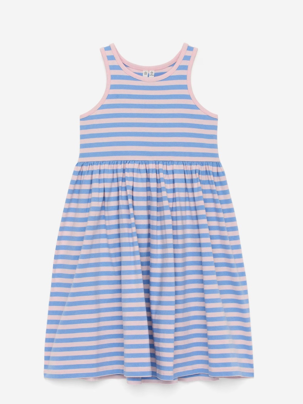 ARKET Toddler Girl Organic Cotton Tank Dress Stripes NEW Sz 4